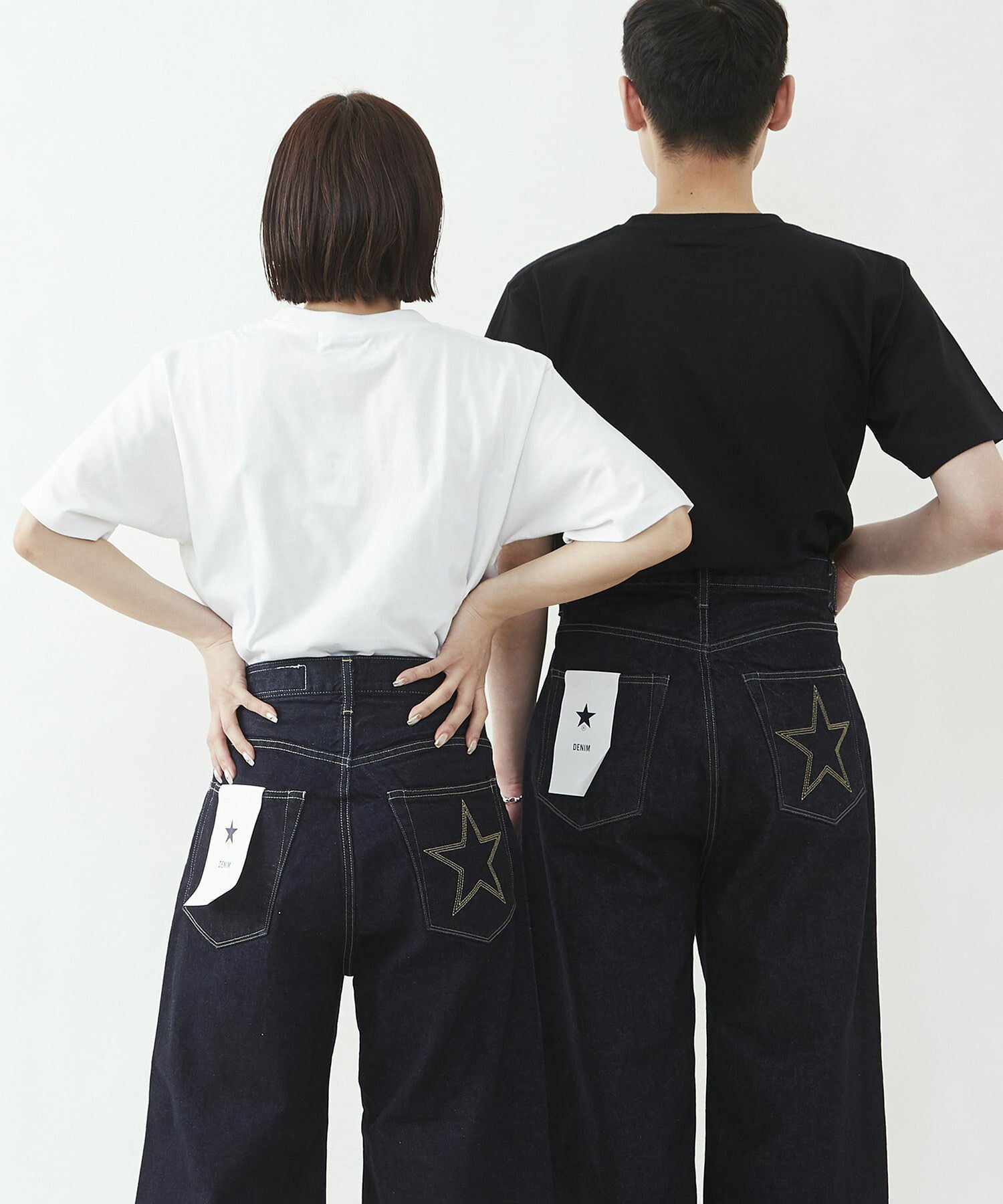 【CONVERSE TOKYO*KURO】WIDE DENIM PANTS/ONEWASH (UNISEX)